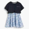 2-in-1-Kleid mit Blumenmuster 2-in-1-Kleid mit Blumenmuster