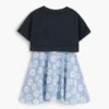 2-in-1-Kleid mit Blumenmuster 2-in-1-Kleid mit Blumenmuster