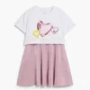 2-in-1-Kleid mit Herzchen 2-in-1-Kleid mit Herzchen