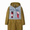 2-in-1-Parka mit Stickerei 2-in-1-Parka mit Stickerei