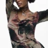 Abstraktes Midikleid Abstraktes Midikleid
