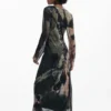 Abstraktes Midikleid Abstraktes Midikleid