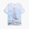 American Magic Segelboot-T-Shirt