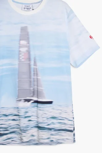 American Magic Segelboot-T-Shirt