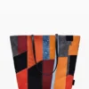 Arty Patch-Tasche mit großen Henkeln