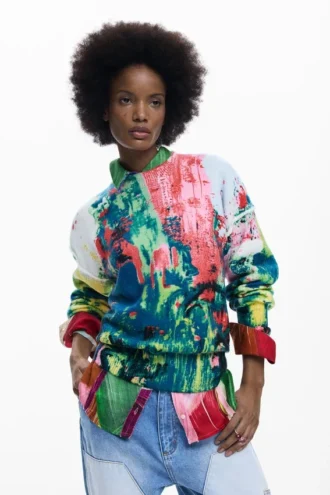 Arty Printed Pullover