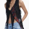 Asymmetrische Chiffon-Bluse Asymmetrische Chiffon-Bluse