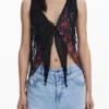 Asymmetrische Chiffon-Bluse Asymmetrische Chiffon-Bluse