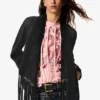 Asymmetrische Jacke aus 100 % Leder von Masha Popova