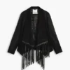 Asymmetrische Jacke aus 100 % Leder von Masha Popova
