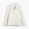 Asymmetrischer gestreifter Blazer Asymmetrischer gestreifter Blazer