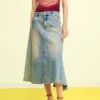 Asymmetrischer Jeansrock Asymmetrischer Jeansrock