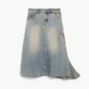 Asymmetrischer Jeansrock Asymmetrischer Jeansrock
