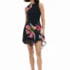 Asymmetrisches Blumenkleid Asymmetrisches Blumenkleid