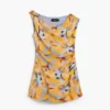 Asymmetrisches Blumenkleid