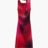 Asymmetrisches Drapier-Kleid Asymmetrisches Drapier-Kleid