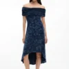 Asymmetrisches Kleid im Tie-Dye-Stil Asymmetrisches Kleid im Tie-Dye-Stil