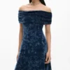 Asymmetrisches Kleid im Tie-Dye-Stil Asymmetrisches Kleid im Tie-Dye-Stil