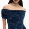 Asymmetrisches Kleid im Tie-Dye-Stil Asymmetrisches Kleid im Tie-Dye-Stil