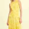 Asymmetrisches Kleid mit Print