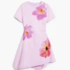 Asymmetrisches kurzes Kleid Asymmetrisches kurzes Kleid