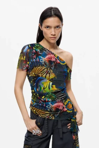 Asymmetrisches Lacorix-T-Shirt
