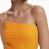Asymmetrisches Midi-Kleid mit Lagenlook