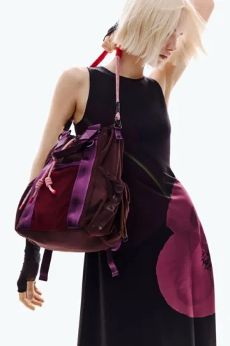 Asymmetrisches Poppy-Kleid