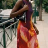 Asymmetrisches, ärmelloses Kleid Asymmetrisches, ärmelloses Kleid