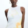 Asymmetrisches, ärmelloses Kleid Asymmetrisches, ärmelloses Kleid
