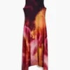 Asymmetrisches, ärmelloses Kleid Asymmetrisches, ärmelloses Kleid