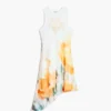 Asymmetrisches, ärmelloses Kleid Asymmetrisches, ärmelloses Kleid
