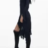 Asymmetrisches schwarzes Kleid von María Escote