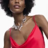 Asymmetrisches Slip-Kleid Asymmetrisches Slip-Kleid