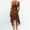 Asymmetrisches Trägerkleid