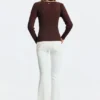 Ausgefranste Flare-Jeans Ausgefranste Flare-Jeans
