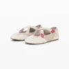 Ballerina aus Mesh mit Logo Ballerina aus Mesh mit Logo