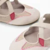 Ballerina aus Mesh mit Logo Ballerina aus Mesh mit Logo