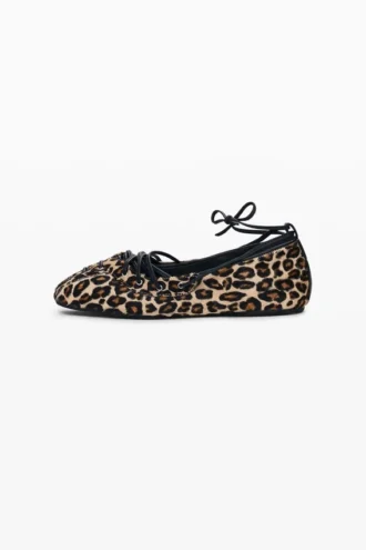 Ballerinas mit Lederoptik