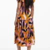 Bardot-Kleid mit Rüschen Bardot-Kleid mit Rüschen