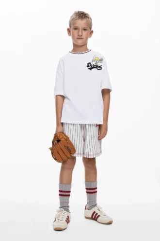 Baseball-T-Shirt mit kurzen Ärmeln