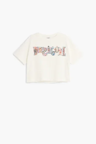 Baumwoll-T-Shirt mit Logo