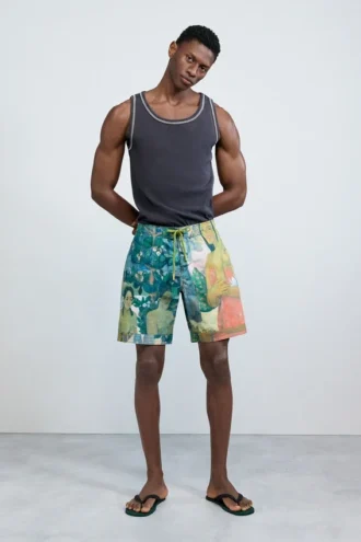 Bedruckte Gaugin-Badehose