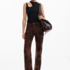 Bedruckte Jeans-Hose Bedruckte Jeans-Hose
