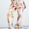 Bedruckte Jeans-Hose