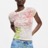 Bedruckte Jeans-Hose