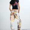 Bedruckte Jeans-Hose