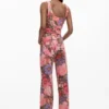 Bedruckte Jeans-Hose Bedruckte Jeans-Hose