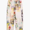 Bedruckte Jeans-Hose