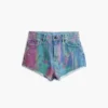 Bedruckte Jeans-Shorts